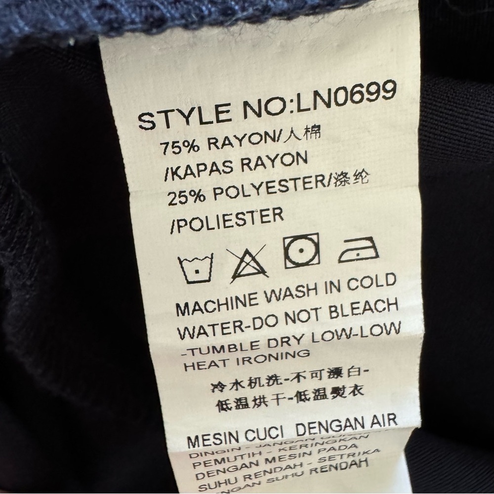 Love Bonito Navy Wide Leg Sleeveless Relaxed Jumpsuit Womens Size US 6 - Picture 13 of 13